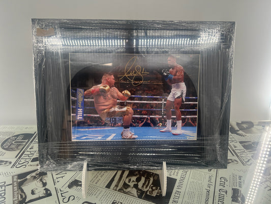 Anthony Joshua Signed Boxing Photo