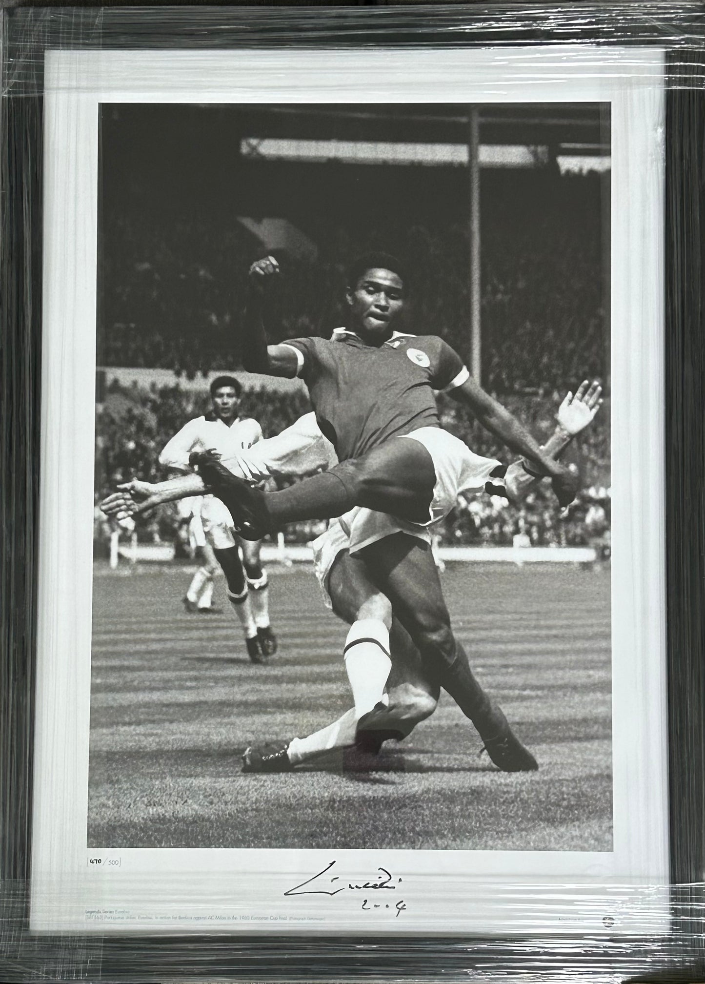 Eusebio signed Portugal picture