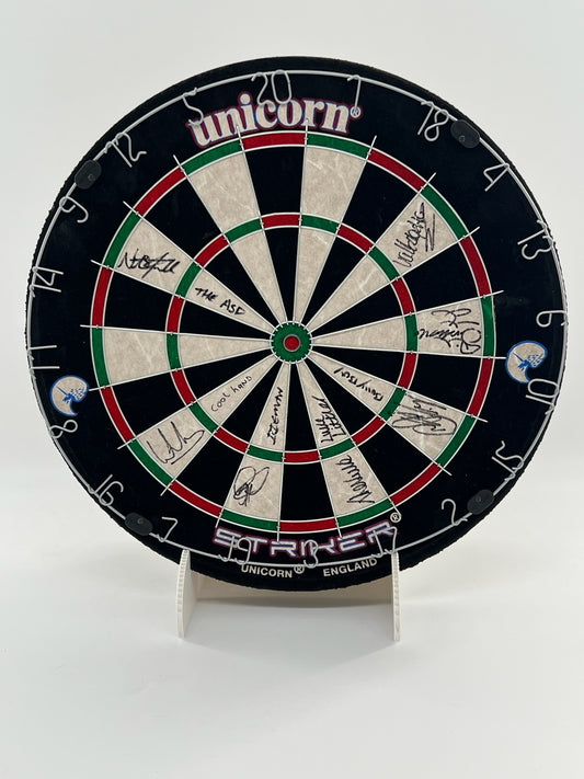 Premier League 2024 Dart Board signed by 7 - Littler, Humphries, Wright, Smith, Aspinall, Price & Cross