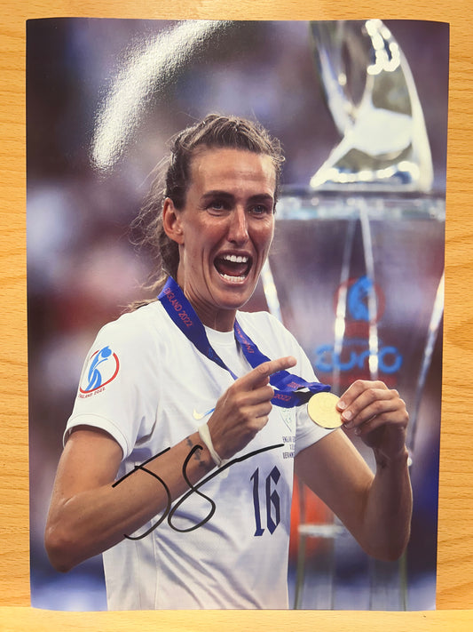 Jill Scott signed England photo