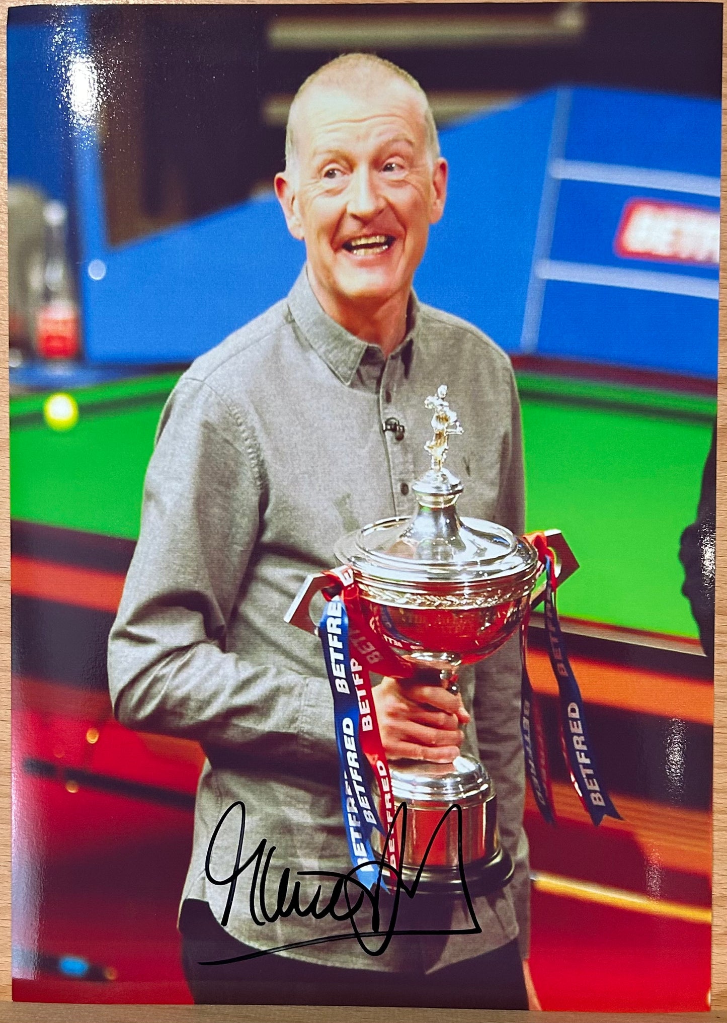 Steve Davis Signed Photo