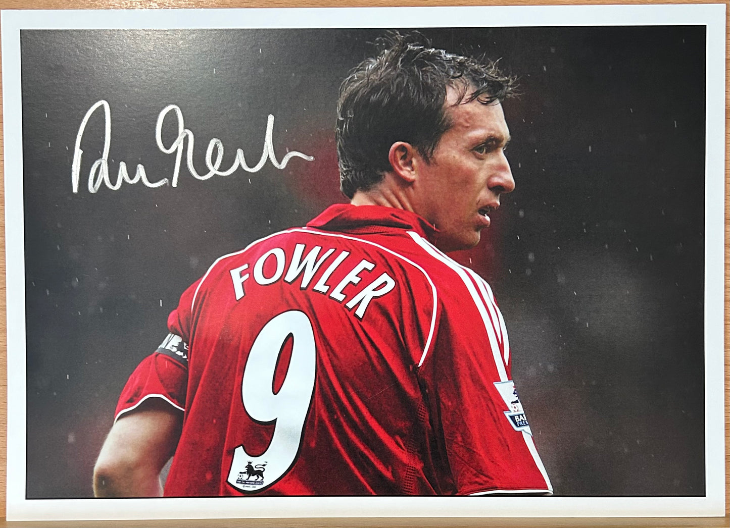 Robbie Fowler Signed Liverpool Photo