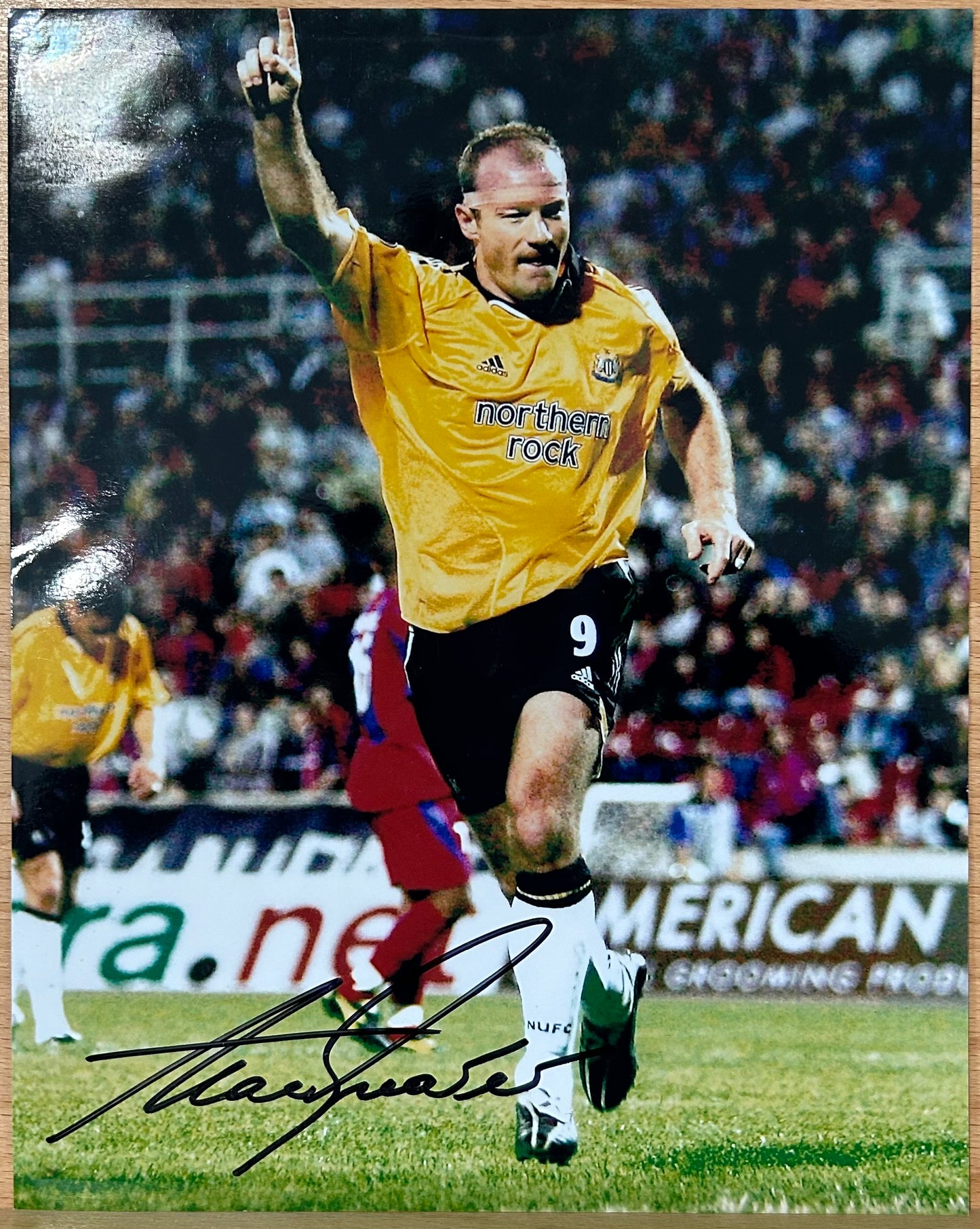 Alan Shearer Signed Newcastle United Photo