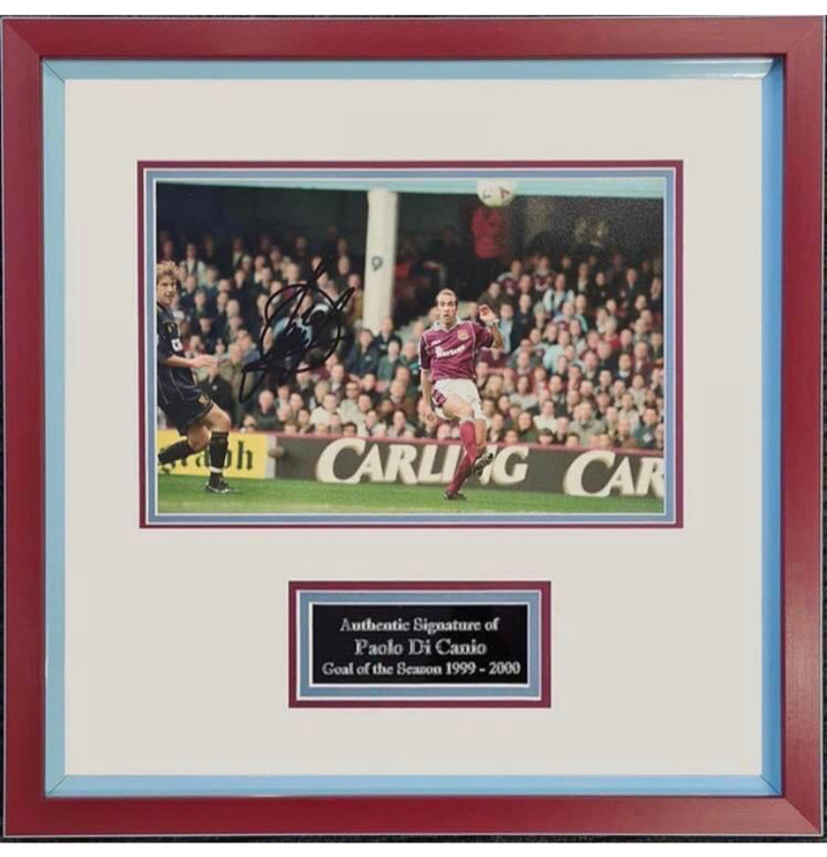 Paolo Di Canio Signed Framed Photo