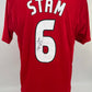 Jaap Stam Signed Manchester United Shirt