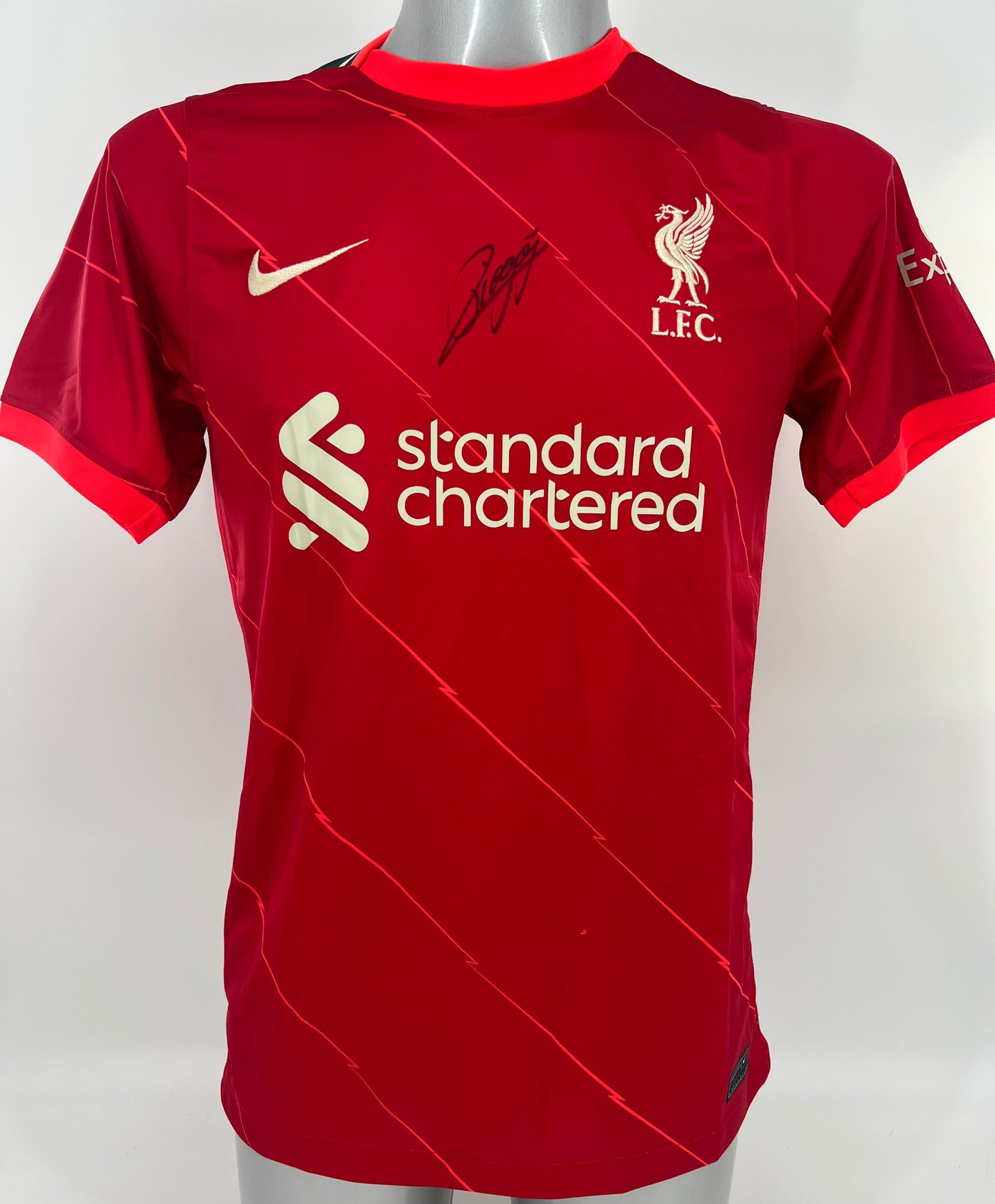 Diogo Jota Signed Liverpool Shirt